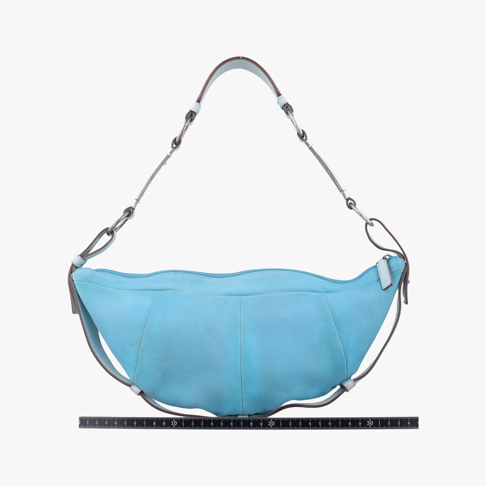 Yves Saint Laurent Rive Gauche Mombasa Blue Suede - Picture 2 of 9